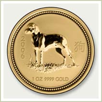 2006 Dog Lunar Bullion Coin