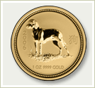 Perth Mint Dog Coin
