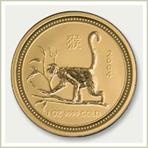 2004 Monkey Lunar Bullion Coin