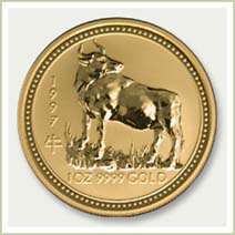 1997 Ox Lunar Bullion Coin